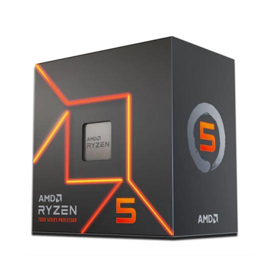 Imagem de Processador AMD Ryzen 5 7600 AM5 3.8GHz (5.1GHz Turbo) 12 Threads 32MB Cache - 100-100001015BOX