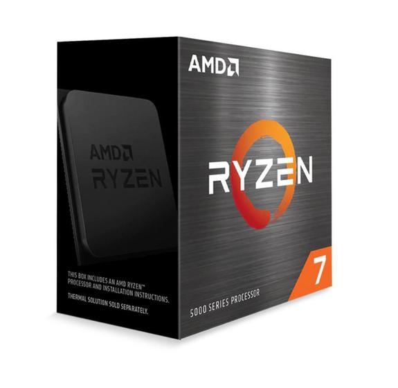 Imagem de Processador Amd Ryzen 7 5800X 3.8Ghz 4.7Ghz Turbo Cache 36Mb