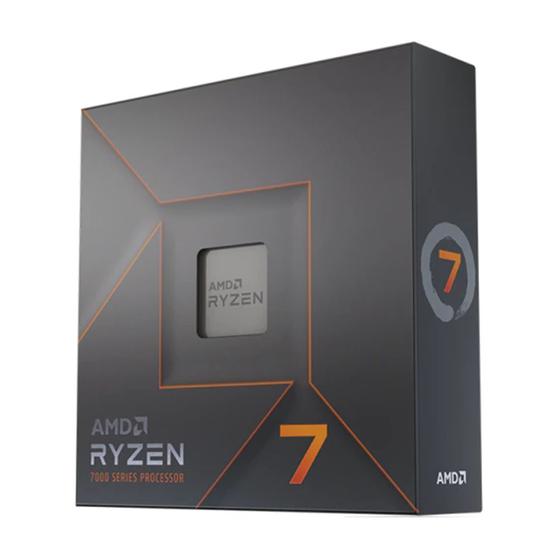 Imagem de Processador AMD Ryzen 7 7700X AM5 5.4GHz 40MB Cache Radeon Graphics C/ Vídeo S/ Cooler
