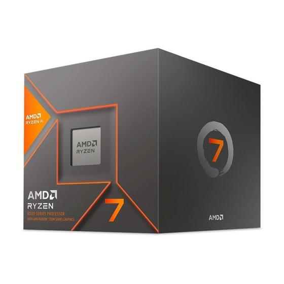 Imagem de Processador AMD Ryzen 7 8700G, 3.5 GHz (5.0GHz Max Turbo), Cachê 6MB, 6 Núcleos, 12 Threads, AM5,