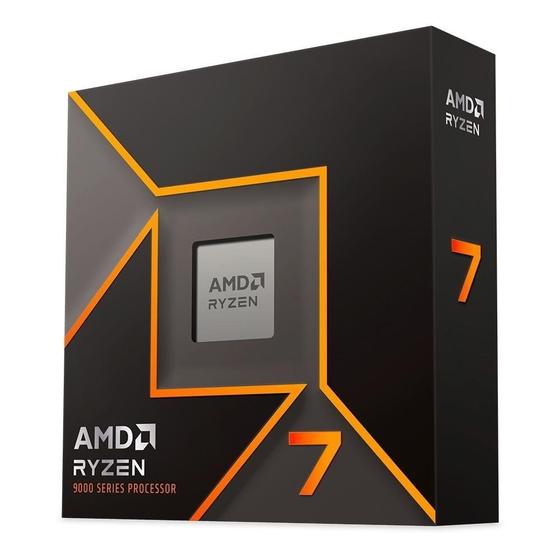 Processador AMD Ryzen 7 9700X, 3.8 GHz (5.5 GHz), Cache 32 MB, 8 Núcleos, 16 Threads, AM5 - 100-100001404WOF Menor preço em Processador AMD Ryzen 7 9700X, 3.8 GHz (5.5 GHz), Cache 32 MB, 8 Núcleos, 16 Threads, AM5 - 100-100001404WOF