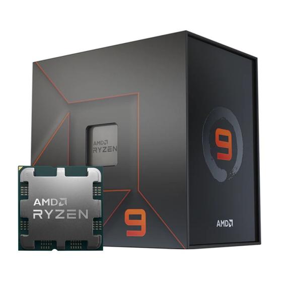 Imagem de Processador AMD Ryzen 9 7900X AM5 5.6GHz 76MB Cache Radeon Graphics C/ Vídeo S/ Cooler