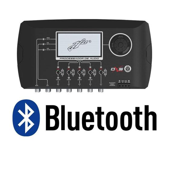 Processador Áudio Digital Jfa Dx5 Evo Bluetooth 5 Vias Processador de