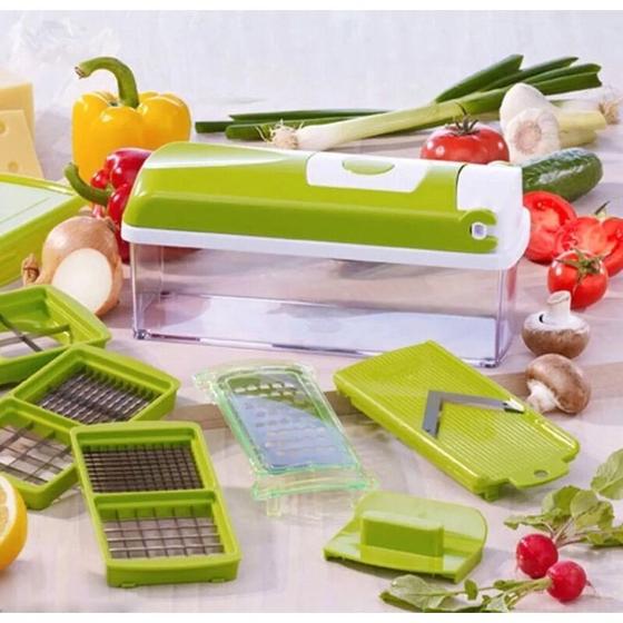 Imagem de Processador Cortador Fatiador Ralador Alimentos Nicer Dicer