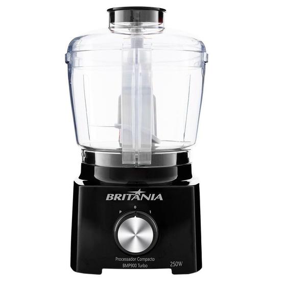Imagem de Processador de Alimentos Britânia BMP900 - 2 Velocidades + Pulsar 250W Preto