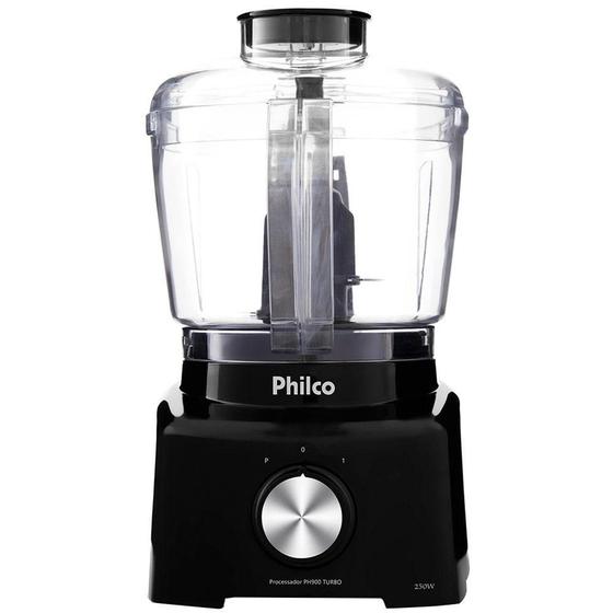 Imagem de Processador de Alimentos Philco PH900, 1 Vel + Pulsar, 250W, Preto - 110V