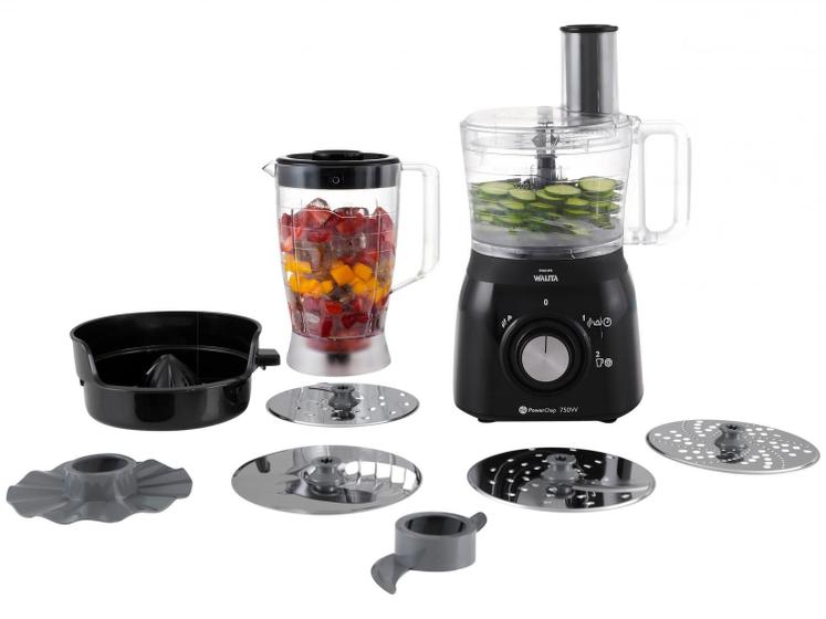 Processador de Alimentos Philips Preto Viva Menor preço em Processador de Alimentos Philips Preto Viva