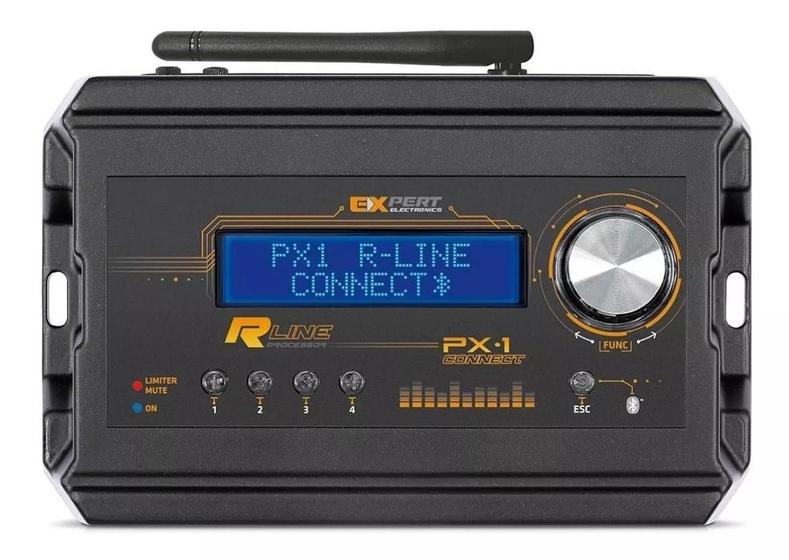 Imagem de Processador de Áudio Expert Px1 R Line Connect Crossover Bluetooth Limiter Automotivo