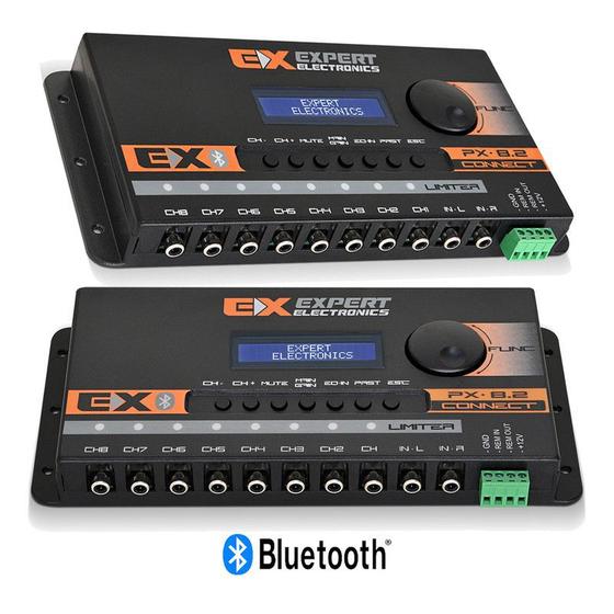 Imagem de Processador de Áudio Expert Px8.2 Connect Com Bluetooth - 8 Vias Funcional Celular