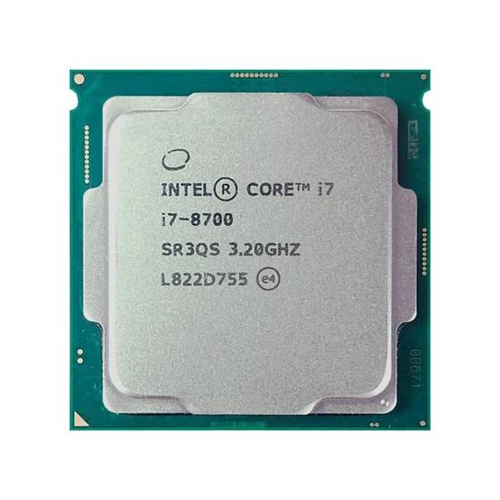 Imagem de Processador Gamer Intel Core i7-8700 BX80684I78700 de 6 Núcleos e 4.6GHz de Frequência com Gráfica Integrada OEM (sem caixa)