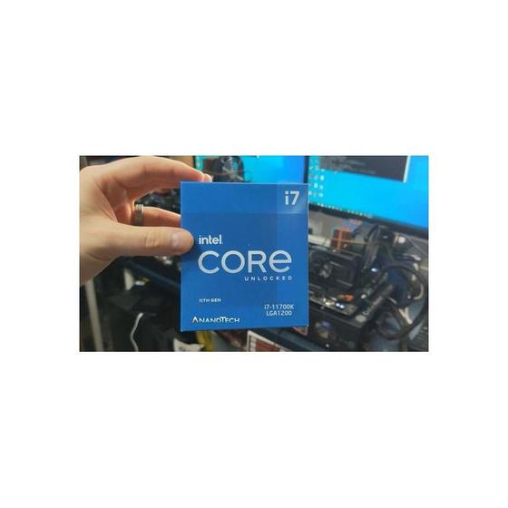 Imagem de Processador Intel 1200 I7 11700K Box 5.0Ghz S Fan