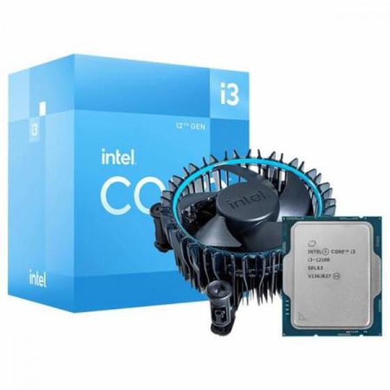 Imagem de Processador Intel 1700 I3 12100 3.3Ghz 12Mb