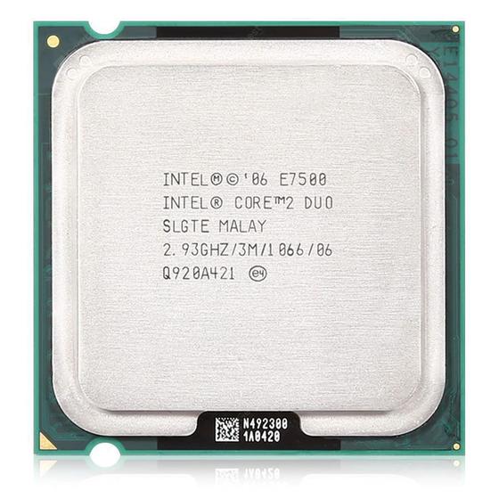 Imagem de Processador Intel Core 2 Duo E7500 2,93ghz Lga 775 /3m/ Oem