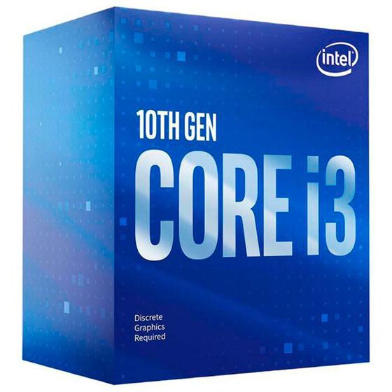 Imagem de Processador Intel Core I3-10100F 3.60GHz (4.3GHz Turbo) Quad Core LGA1200 6MB Cache - BX8070110100F