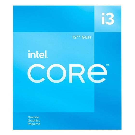 Processador Intel I3-12100f Bx8071512100f