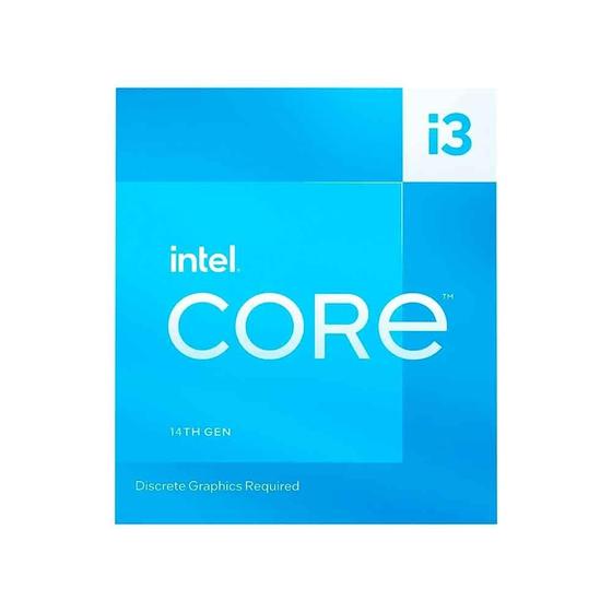 Imagem de Processador Intel Core i3-14100F, Turbo até 4.7GHz, 4-Cores, 8-Threads, 12MB Cache, LGA1700 - BX8071514100F