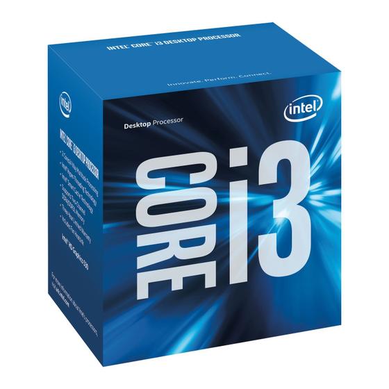 Imagem de Processador Intel Core i3-6100 3,70 GHz, cache de 3 MB, 51 W TDP