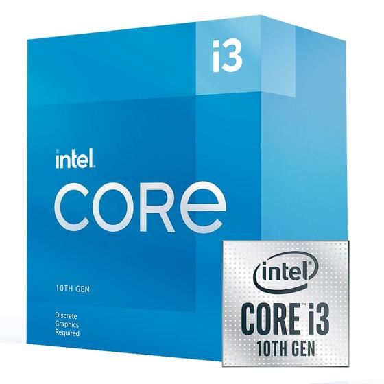Imagem de Processador Intel Core I3 Lga1200 I3-10105f 3.70ghz Cooler