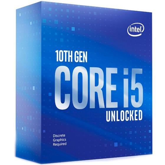 Imagem de Processador Intel Core i5-10600KF, 4.1GHz, Cache 12MB, LGA 1200 - BX8070110600KF