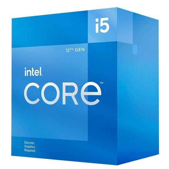 Imagem de Processador Intel Core i5-12400F, 2.5GHz (4.4GHz Max Turbo), Cache 18MB, LGA 1700 - BX8071512400F