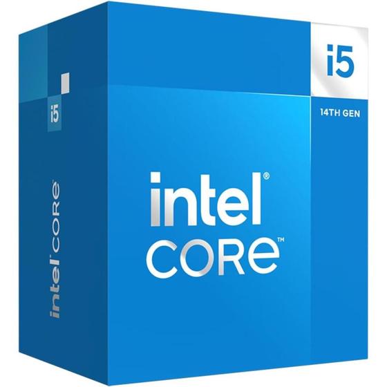 Imagem de Processador Intel Core i5-14400 LGA1700, 10 núcleos, 2.7 GHz, 20 MB Intel Smart Cache, Gráficos UHD Intel 730, BX8071514400  INTEL