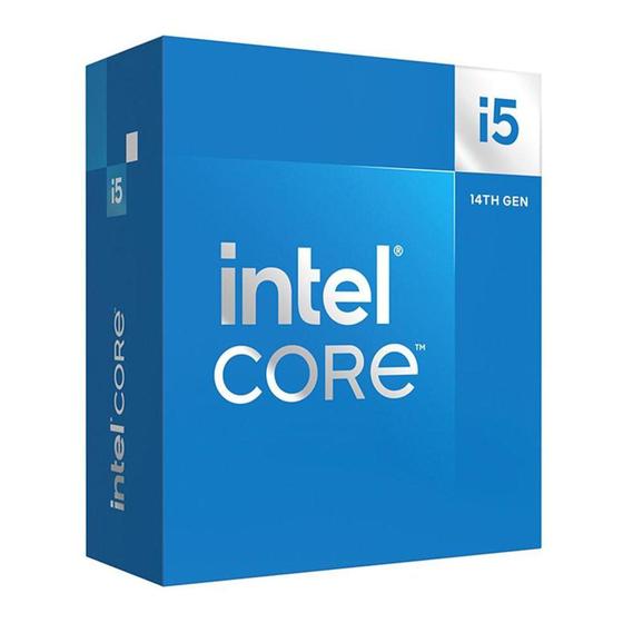 Processador Intel Core i5 14400F 14ª Geração 3.5 GHz Imagem de Processador Intel Core i5 14400F 14ª Geração 3.5 GHz