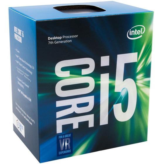 Imagem de Processador Intel Core i5-7400 Kaby Lake 7a Geração, Cache 6MB, 3.0Ghz (3.5GHz Max Turbo), LGA 1151 Intel HD Graphics BX80677I57400