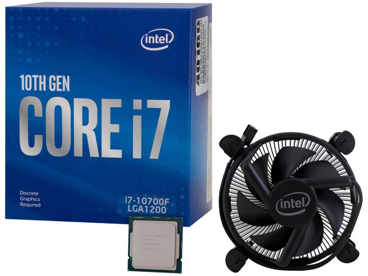 Processador Intel Core i7 10700F 2.90GHz Menor preço em Processador Intel Core i7 10700F 2.90GHz