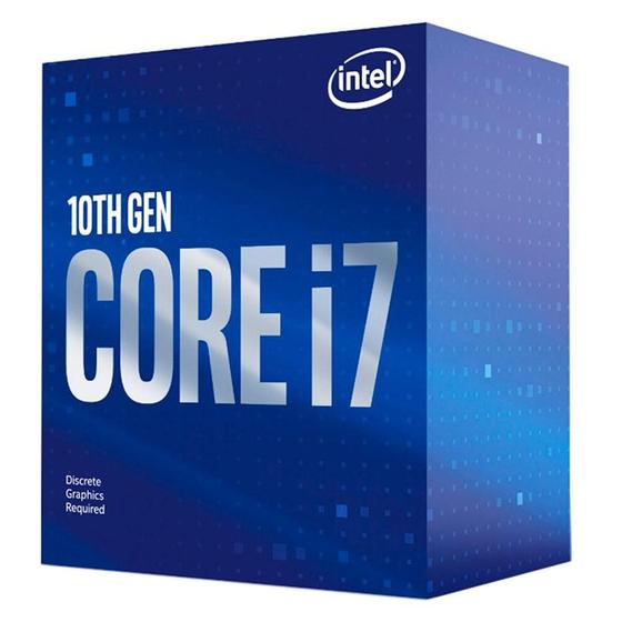 Imagem de Processador Intel Core i7-10700F, 2.9GHz (4.8GHz Max Turbo), Cache 16MB, LGA 1200 - BX8070110700F