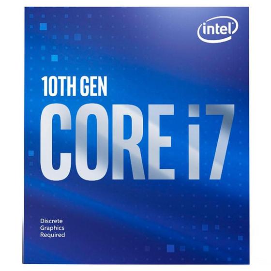 Imagem de Processador Intel Core i7-10700F LGA 1200 2.9GHz 16MB Cache Sem Video Integrado - BX8070110700F