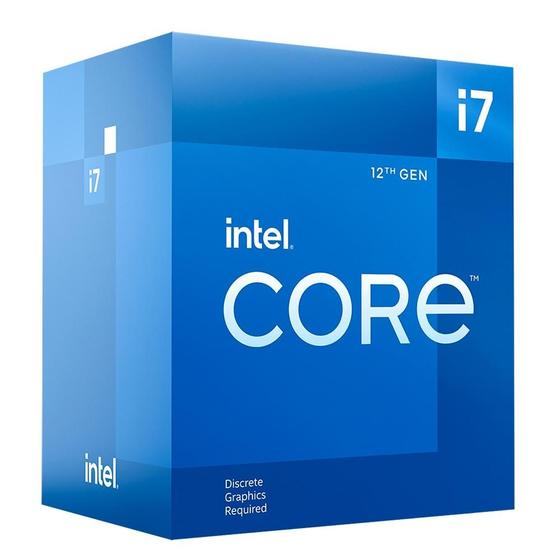 Processador Intel Core i7-12700F, 2.1GHz (4.9GHz Max Turbo), Cache 25MB, LGA 1700 - BX8071512700F Imagem de Processador Intel Core i7-12700F, 2.1GHz (4.9GHz Max Turbo), Cache 25MB, LGA 1700 - BX8071512700F