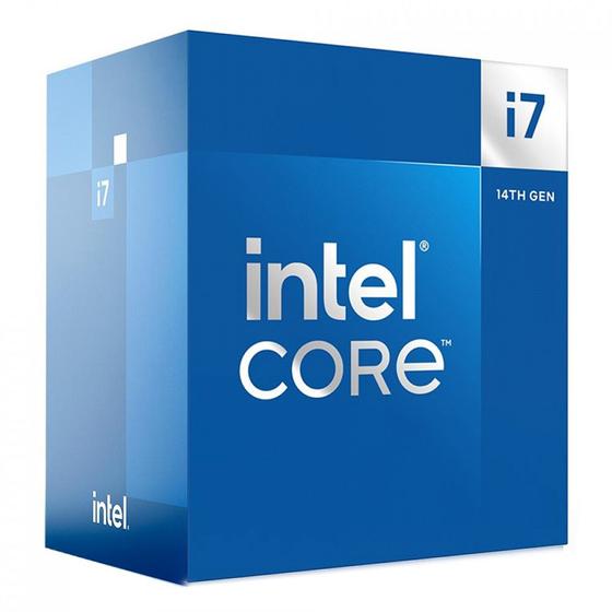 Imagem de Processador Intel Core i7 14700F 14ª Geração LGA 1700 3.4GHz (5.4GHz Turbo) 33MB Cache Sem Video - BX8071514700F