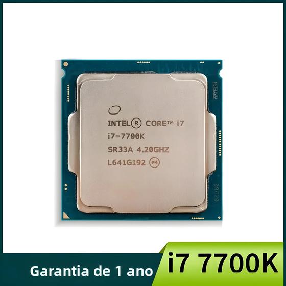 Processeur Intel Core I7-7700K 4.2 GHz Socket LGA 1151 - Occasion, Testé Fonctionnel