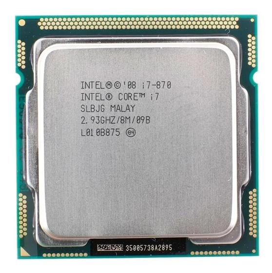 Processador Intel Core i7-870 de 4 núcleos e 3.6GHz de frequência Menor preço em Processador Intel Core i7-870 de 4 núcleos e 3.6GHz de frequência