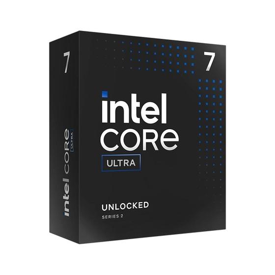Imagem de Processador Intel Core Ultra 7-265K, 5.5GHz, Até 20 Núcleos, Com suporte a PCIe 5.0 e 4.0 e suporte a DDR5 - BX80768265K