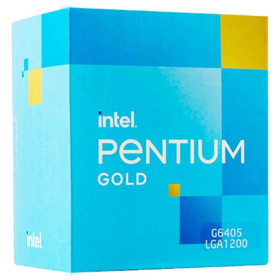 Imagem de Processador Pentium G6405 LGA1200, Modelo BX80701G6405, INTEL  INTEL