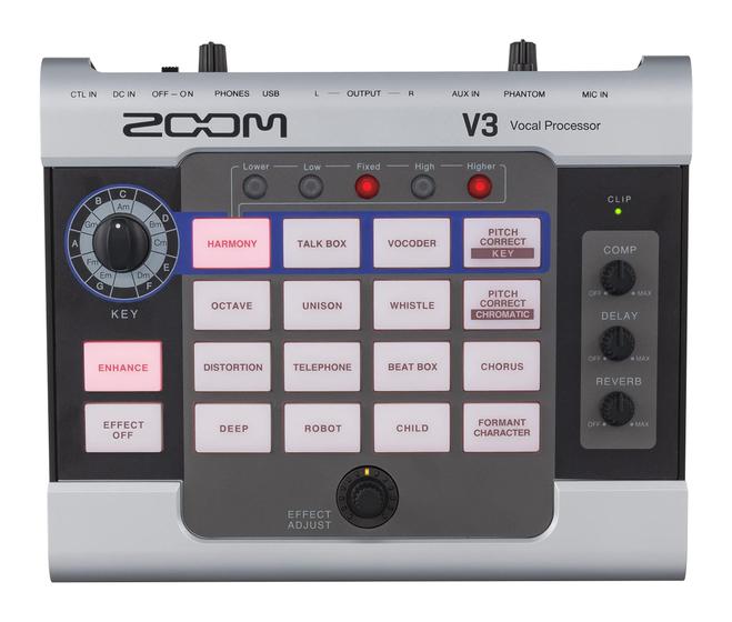 Imagem de Processador Vocal Zoom V3 Harmony - Efeitos de Correção de Tom