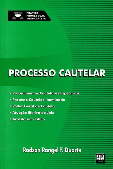 Imagem de Processo Cautelar - AB EDITORA