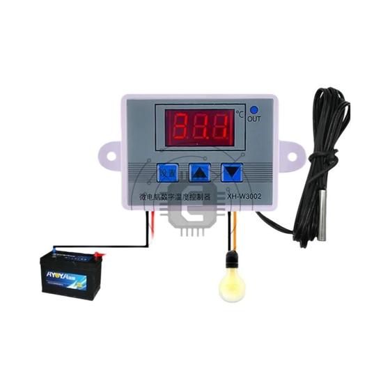 Imagem de Profissional Digital Led Controlador De Temperatura Termostato Regulador 10a Controle Aquecimento