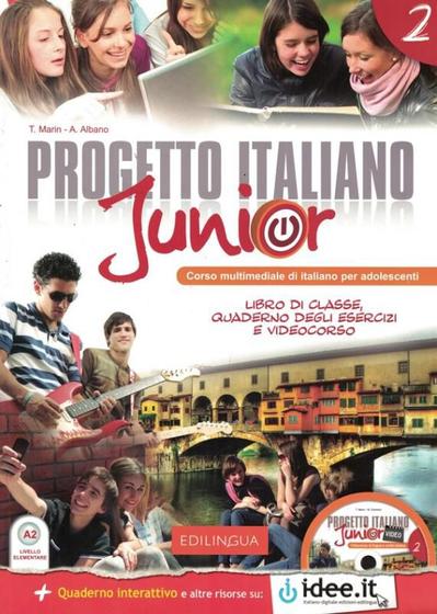 Imagem de PROGETTO ITALIANO JUNIOR 2 - LIBRO DI CLASSE & QUADERNO DEGLI ESERCIZI + CD AUDIO (A2) -  
