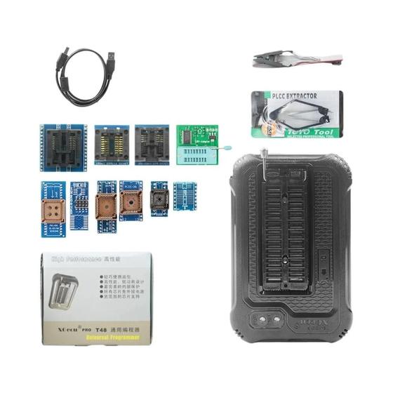 Imagem de Programador Universal XGecu T48 Suporta 31000 ICs SPI Nor NAND Flash BIOS MCU EEPROM AVR PIC 39