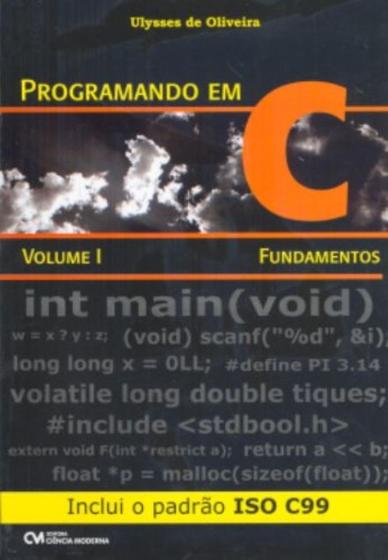 Imagem de Programando em c  vol. 1 - fundamentos: inclui o p - CIENCIA MODERNA