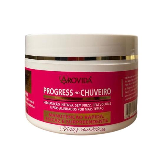 Imagem de PROGRESS NO CHUVEIRO-Mascara Progressiva De Chuveiro Arovida