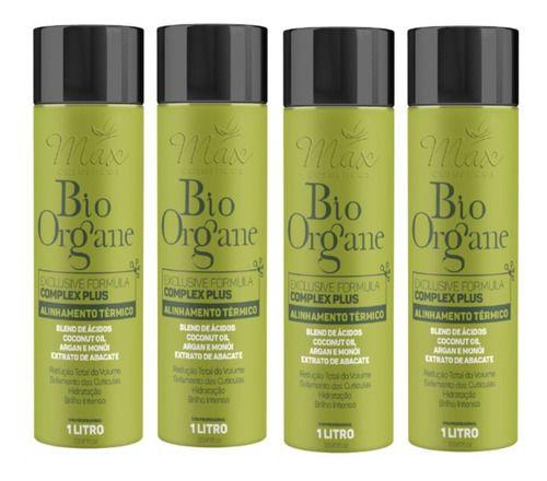 Imagem de Progressiva Bio Organe C/4 1lt Max Cosméticos
