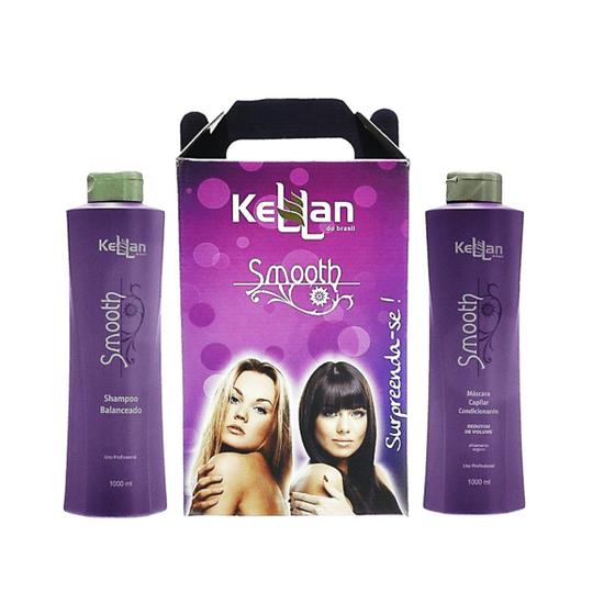 Imagem de Progressiva Kellan smooth 2 passos profissional 2x 1000ml