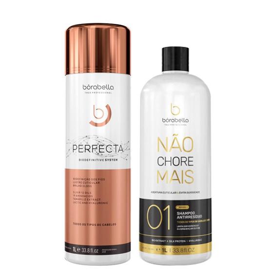 Imagem de Progressiva Perfecta Bio Definitive 1l + Shampoo Antirresíduos 1l