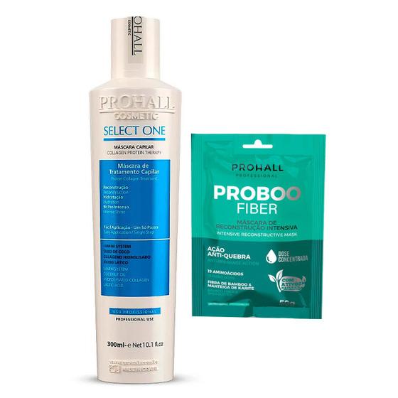 Imagem de Progressiva Select One Prohall 300ml + Proboo Fiber 50g