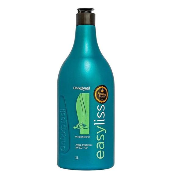 Imagem de Progressiva Semi Definitiva Easy Liss Blond 1l Onixx Brasil Cabelos Loiros