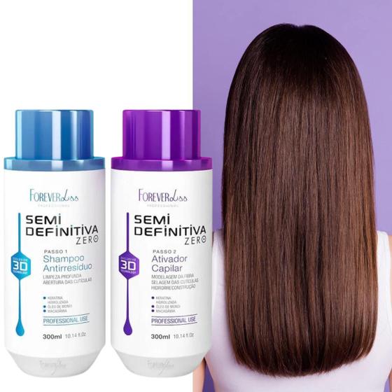 Imagem de Progressiva Semi Definitiva S/formol Forever Liss Kit 300ml