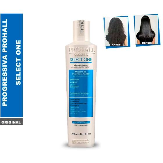 Prohall Select One 300 Ml - Lissage Brésilien Original, Soin Capillaire Brésilien